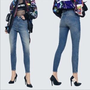 Diesel Slandy high waist super skinny jeans